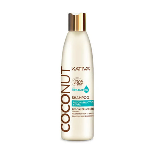 Shampoo Revitalizante e Brilhante com Óleo de Coco Orgânico 250 ml - Kativa - 1