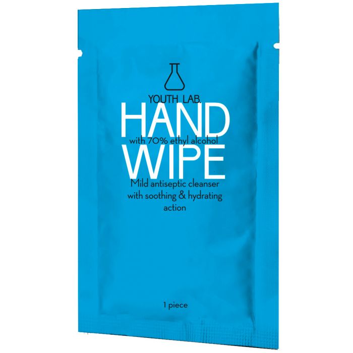 Lenço antisséptico - Desinfetante para as mãos 1ud - Youth Lab - Youthlab - 1