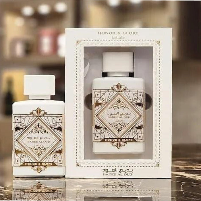 Spray Badee Al Oud Honos & Glory 100ML - Lattafa - 3