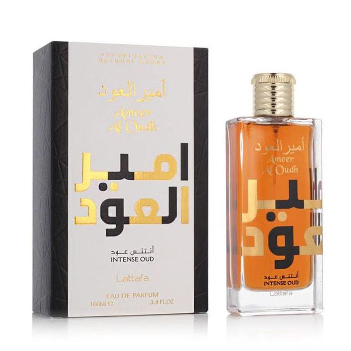 Perfume amadeirado intenso Ameer Al Oudh Oud 100ml - Lattafa - 1