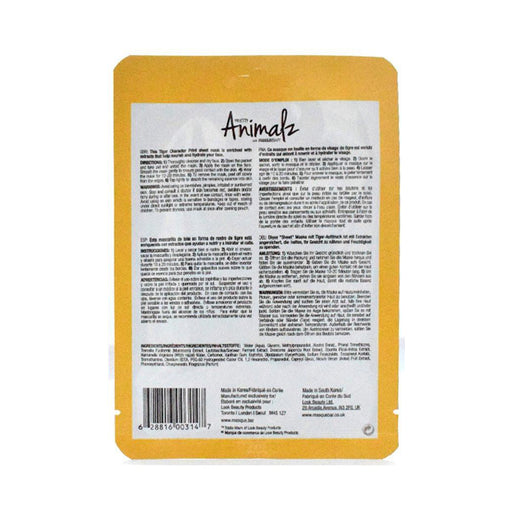 Máscara Facial Hidratante Tigre - Animalz - 2