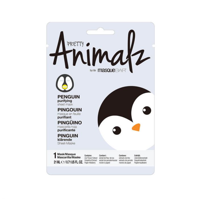 Máscara Facial Pingüim Purificante - Animalz - 1