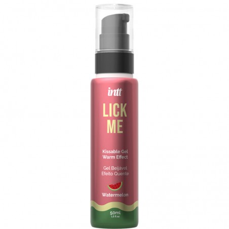 Gel Comestível Lick Me Sabor Melancia Efeito Calor - Intt - 1
