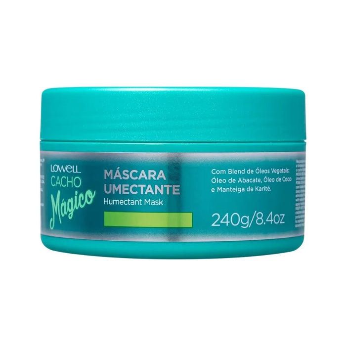 Máscara Capilar Hidratante - Cacho Mágico 240gr - Lowell - 1