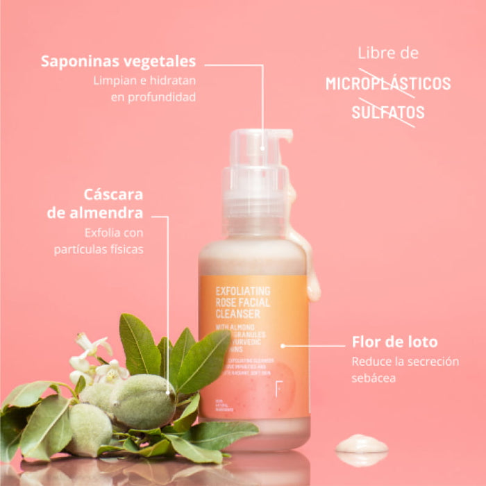 Creme de Limpeza Facial Esfoliante - Esfoliante de Rosas para o Rosto 100ml - Freshly Cosmetics - 2
