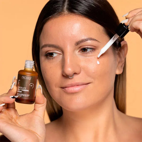 Bronzeador Facial - Bronzeado Artificial de Chocolate - Freshly Cosmetics - 2