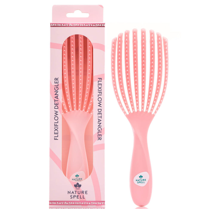 Escova Flexiflow Detangler - Cor rosa pastel - Nature Spell - 1
