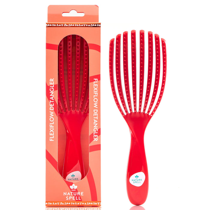 Escova Flexiflow Detangler - Cor Vermelha - Nature Spell - 1