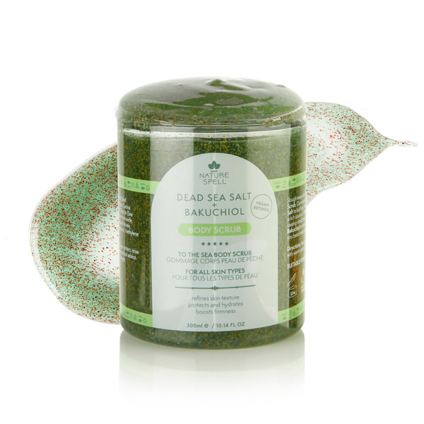 Esfoliante Corporal com Bakuchiol, Sal do Mar Morto e Chá Verde 300 ml - Nature Spell - 1