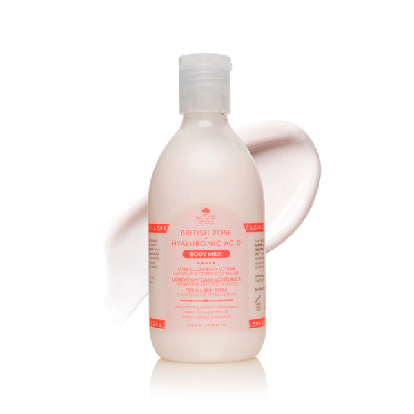 Leite Corporal com Rosa e Ácido Hialurônico 276 ml - Nature Spell - 1