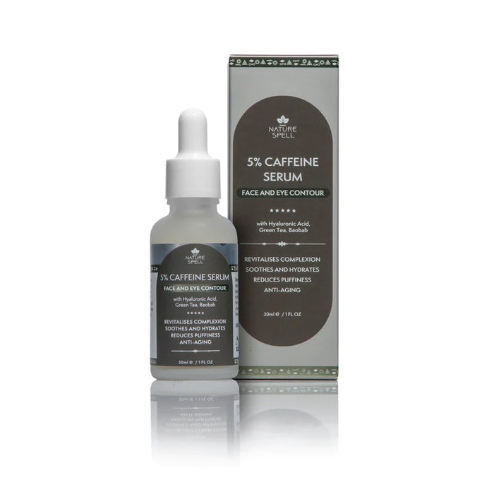 Soro para rosto e olhos - 5% de cafeína - Nature Spell - 1