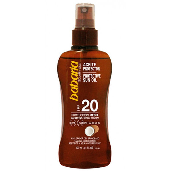 Óleo protetor solar de coco Spf20 - Babaria - 1