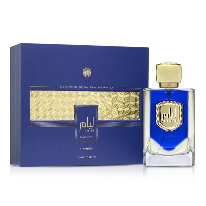 Eau de Parfum Liam Blue Shine 100ml Vaporizador - Lattafa - 1
