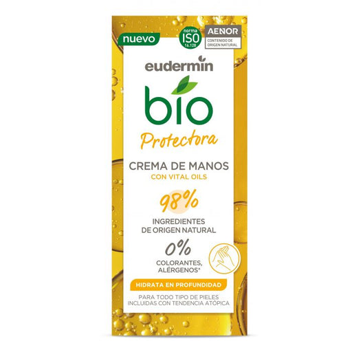 Creme Protetora de Mãos BIO 100ml - Eudermin - 1