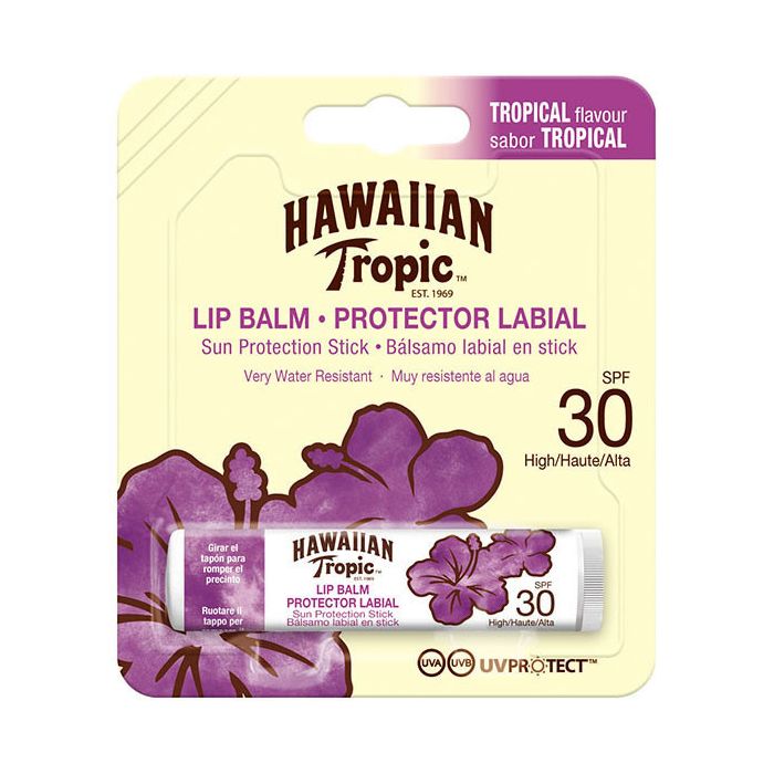 Protetor Labial em Bastão com Proteção Solar SPF30 4g - Hawaiian Tropic - 1