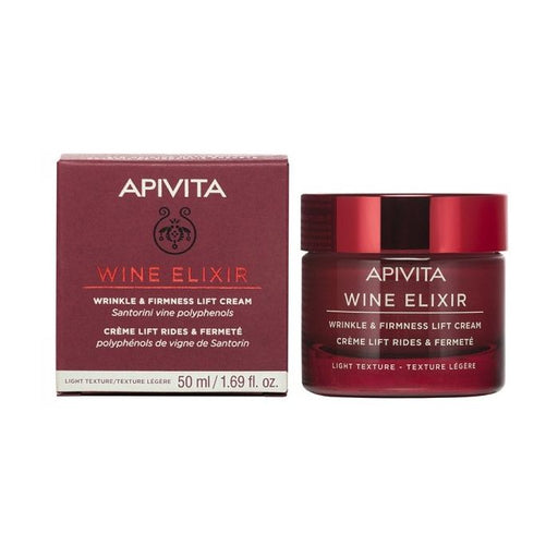 Creme Lift Antirrugas e Firmeza Wine Elixir - Textura Leve 50 M - Apivita - 1