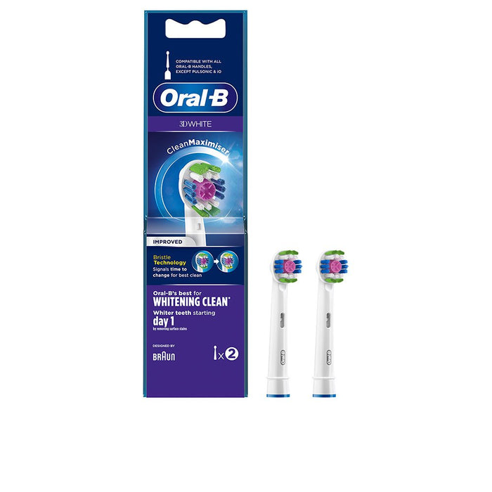 Cabeças de Limpeza 3D White Whitening Clean 2 Unidades - Oral-b - 1