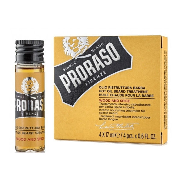 Tratamento de Óleo Quente para Barba - Wood and Spice - Proraso - 1