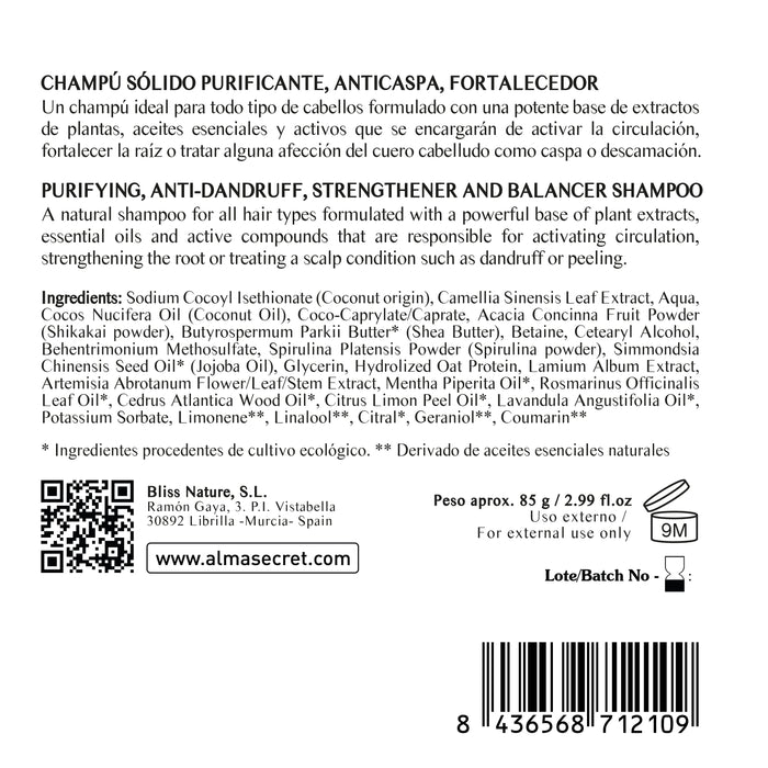 Shampoo Sólido Shikakai 85 g - Alma Secret - 4