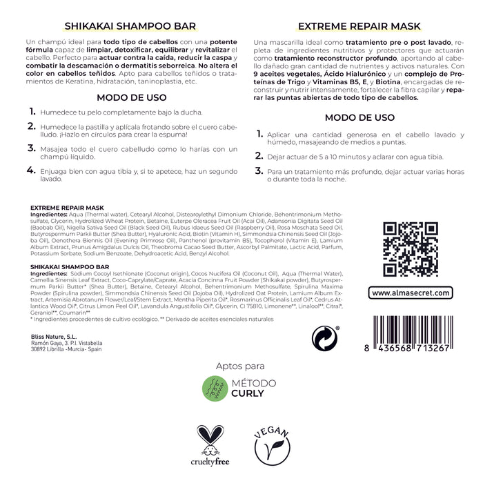 Conjunto de Cuidado Capilar 2 Piezas - Alma Secret - 2