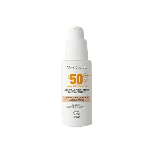 Protetor solar facial com cor SPF50: Sand 50 ml - Alma Secret - 1