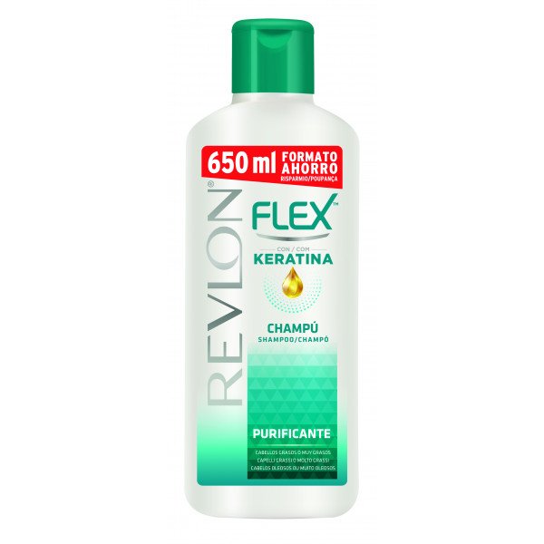 Shampoo de Queratina Flex para Cabelos Oleosos 650 ml - Revlon - 1