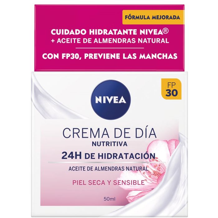 Efeito Aqua Cuidado Diário Nutritivo Spf30 Ps 50 ml - Nivea - 1