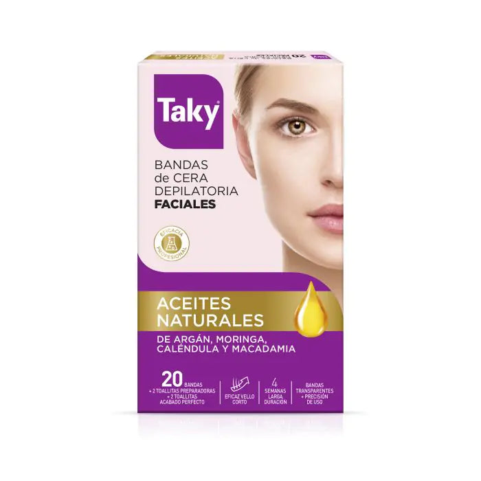 Bandas de Cera Depilatórias Faciais - Taky - 2