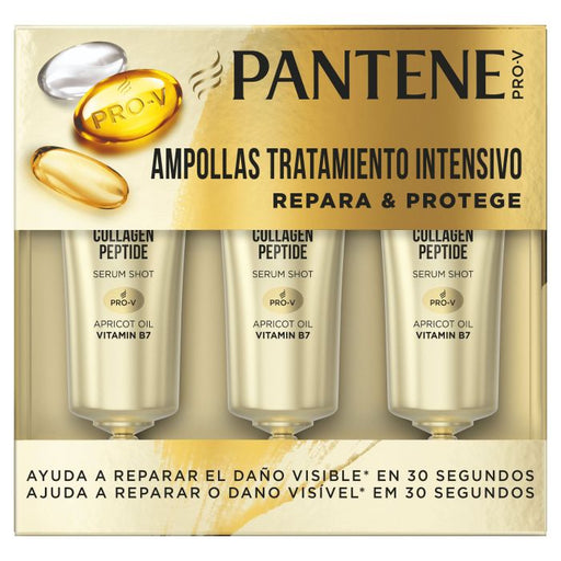 Reparação e proteção de resgate de bolhas - Pantene : 3 x 15 ml - 1