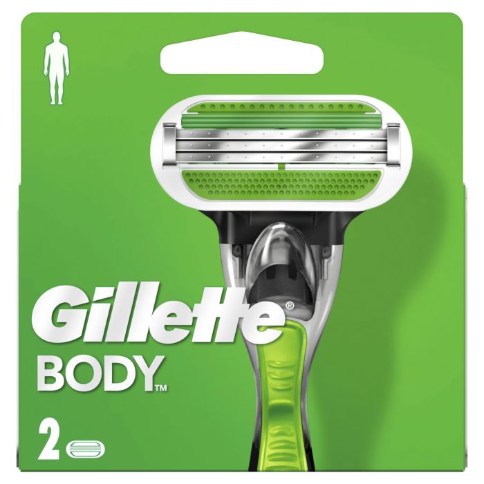 Recarga de Lâmina de Barbear Descartável Gillette Body 2 Unidades - Gillette - 1
