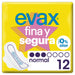 Compresas Normal Alas Fina&segura 12 Uds - Evax - 1