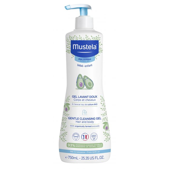 Gel de Banho Suave para Bebês - Mustela : 750 ml - 1