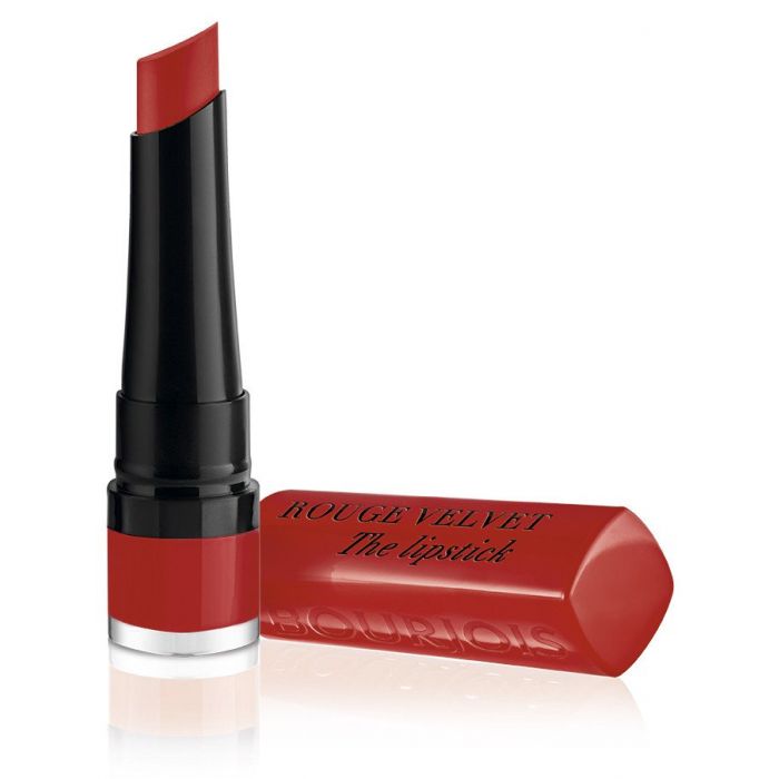 O batom Rouge Velvet - Bourjois : 08-rubi´s cute - 1