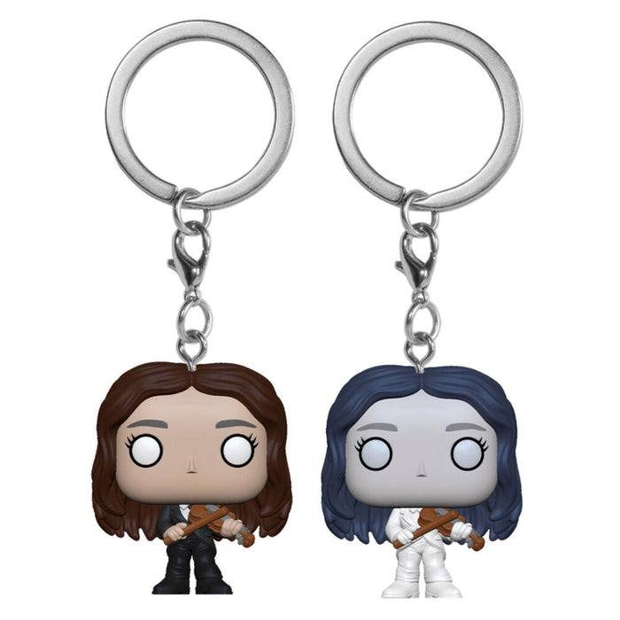 Chaveiro Pocket Pop Umbrella Academy Vanya + Chase - Funko - 1