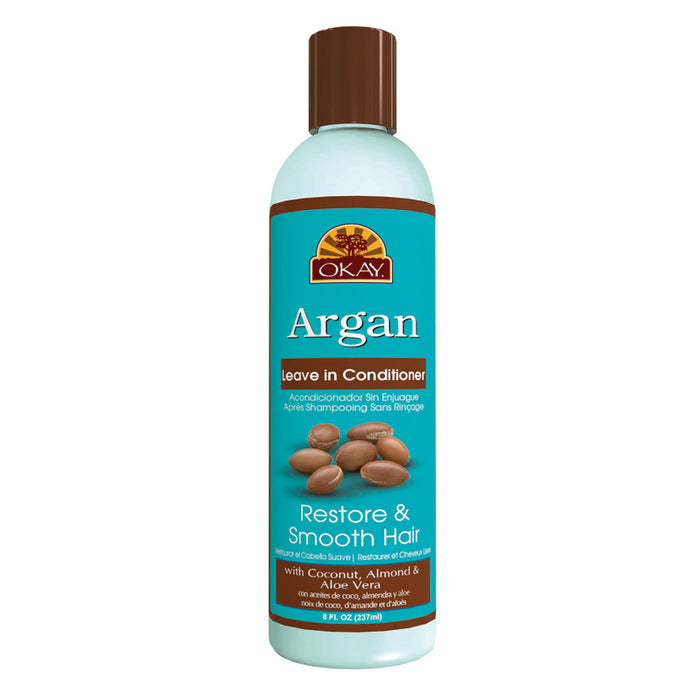 Deixe em óleo de argan 8 oz / 237 ml - Okay - 1