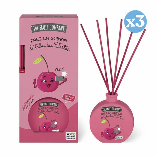 Pack 3x - Difusor Mikado 40 ml - Cereja - The Fruit Company - The Fruit Company - 1