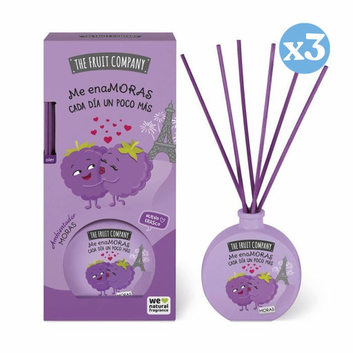 Pack 3x - Ambientador Mikado 40 ml - Amoras - The Fruit Company - The Fruit Company - 1