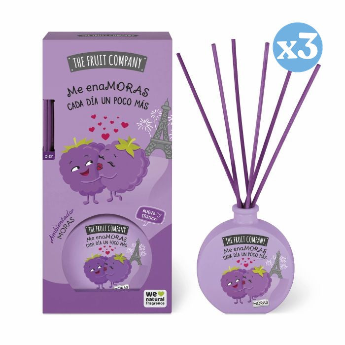 Pack 3x - Ambientador Mikado 40 ml - Amoras - The Fruit Company - The Fruit Company - 1