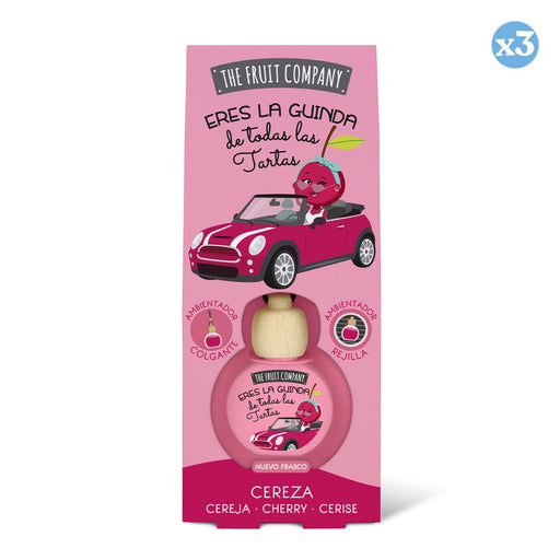 Pack 3x - Ambientador Carro 6,5 ml - Cereja - The Fruit Company - The Fruit Company - 1