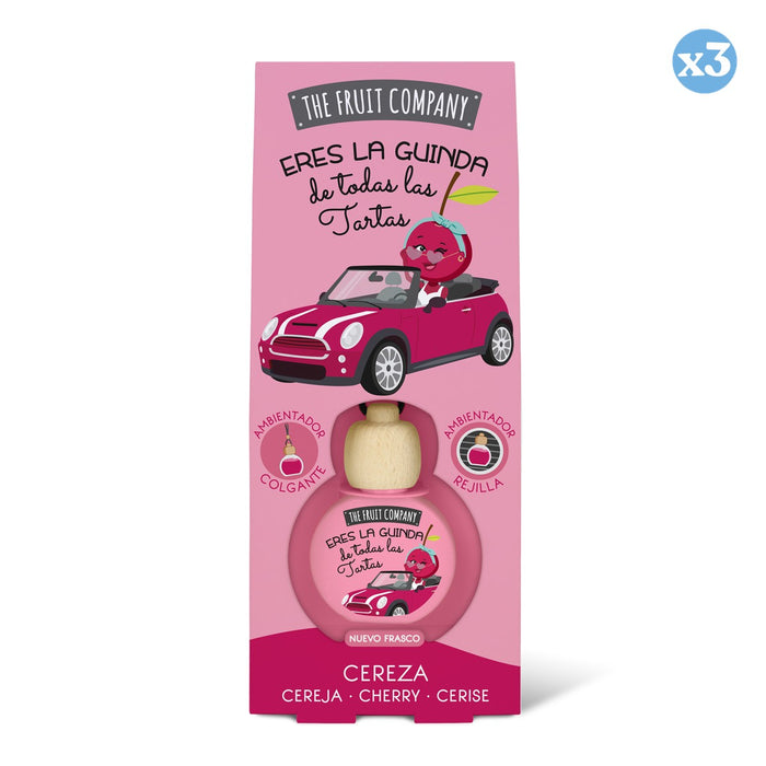 Pack 3x - Ambientador Carro 6,5 ml - Cereja - The Fruit Company - The Fruit Company - 1