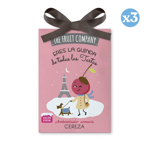Pack 3x - Sachê para Armário 13 gr - Cereja - The Fruit Company - The Fruit Company - 1