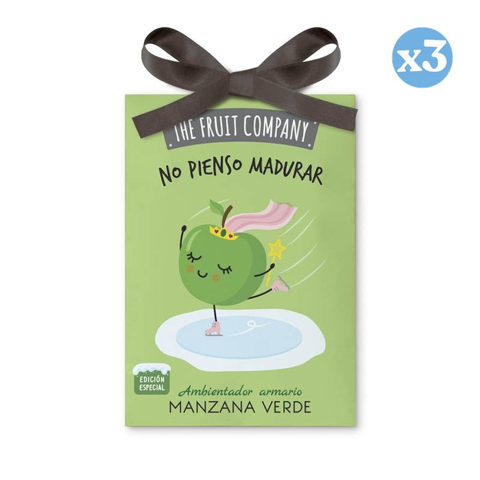 Pack 3x - Ambientador de Armário 13 gr - Maçã Verde - The Fruit Company - The Fruit Company - 1