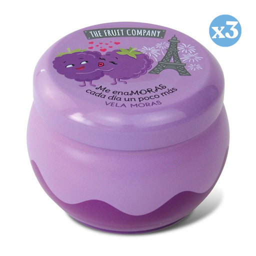Pack 3x - VELA LATA 1 MECHAS MORAS - THE FUIT COMPANY - The Fruit Company - 1