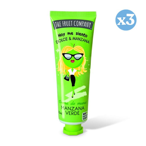 Pack 3x - Creme para as Mãos 50 ml - Maçã Verde - The Fruit Company - The Fruit Company - 1