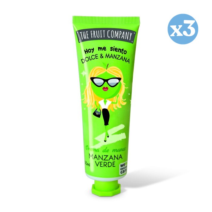 Pack 3x - Creme para as Mãos 50 ml - Maçã Verde - The Fruit Company - The Fruit Company - 1