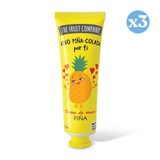 Pack 3x - Creme de Mãos 50 ml - Abacaxi - The Fruit Company - The Fruit Company - 1