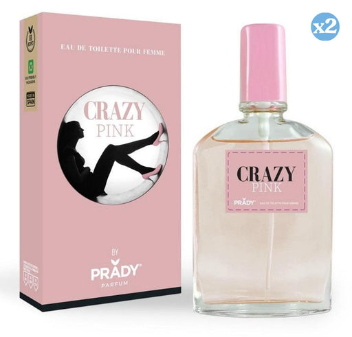 Pack 2x - Eau de Toilette "Crazy Pink" - 90 ml - Mulher - Prady - Prady - 1