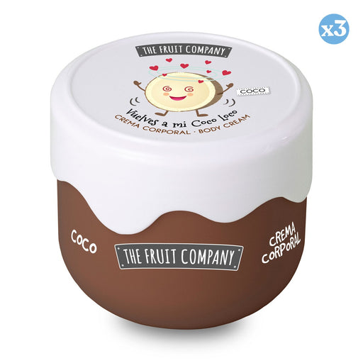 Pack 3x - Creme Corporal - Coco - The Fruit Company - The Fruit Company - 1