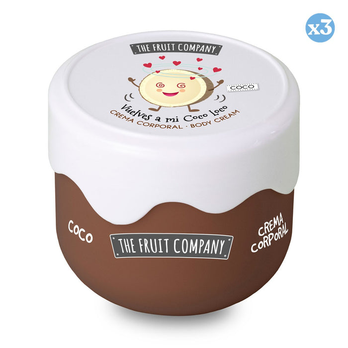 Pack 3x - Creme Corporal - Coco - The Fruit Company - The Fruit Company - 1