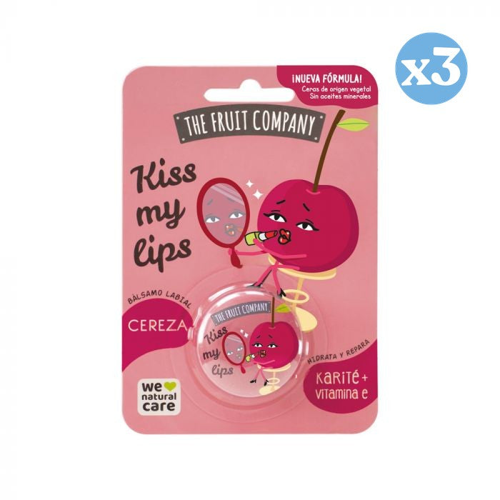 Pack 3x - Bálsamo Labial Cereja - The Fruit Company - The Fruit Company - 1